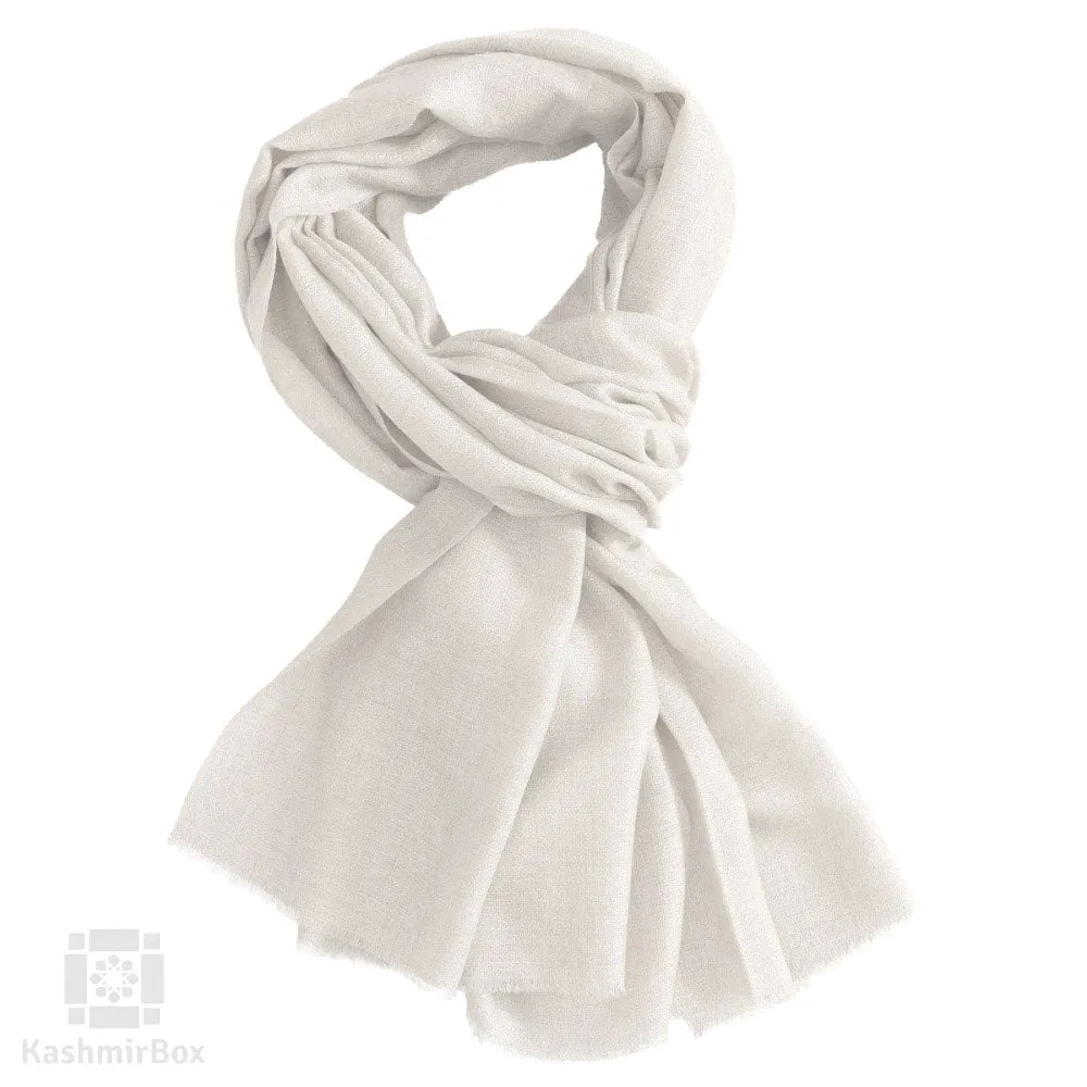 White Woolen Scarf