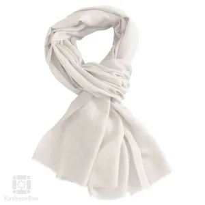 White Woolen Scarf