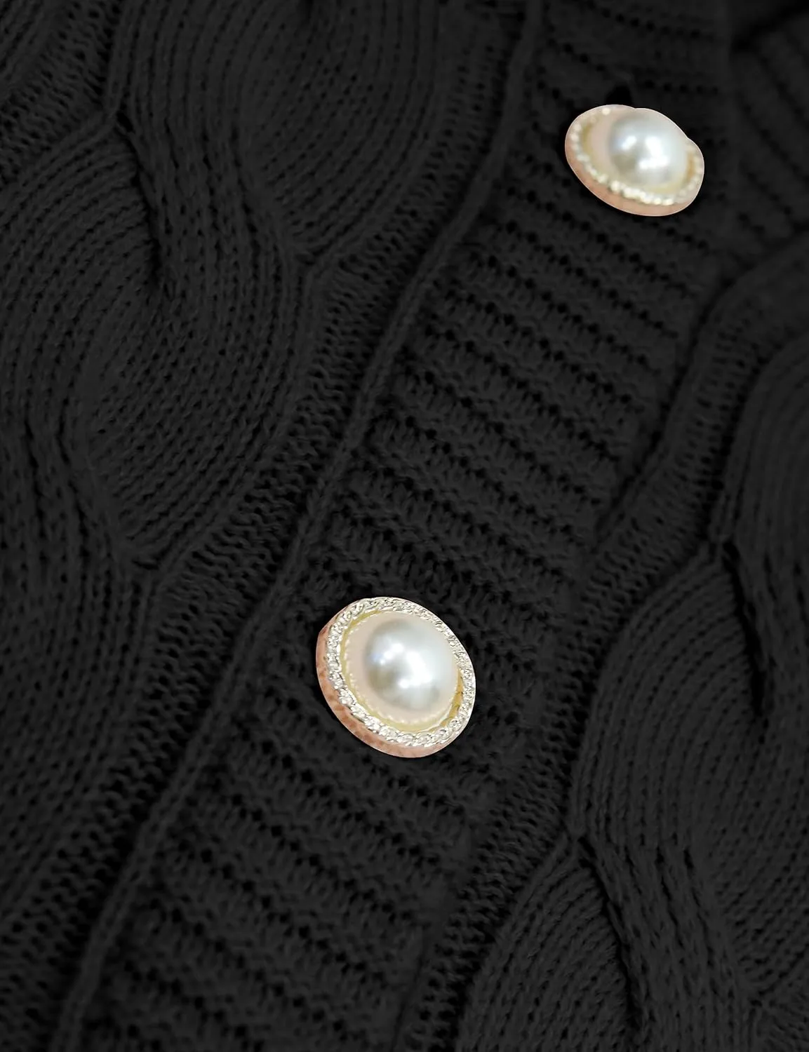 Women's Casual Slim Fit Cardigan Sweaters Long Sleeve Button Down Lightweight Waist Length