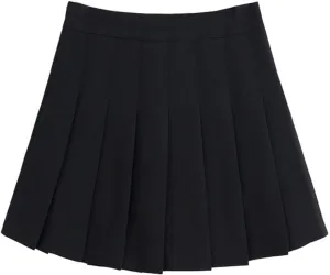 Women's High Waist A-Line Pleated Mini Skirt Short Tennis Skirt