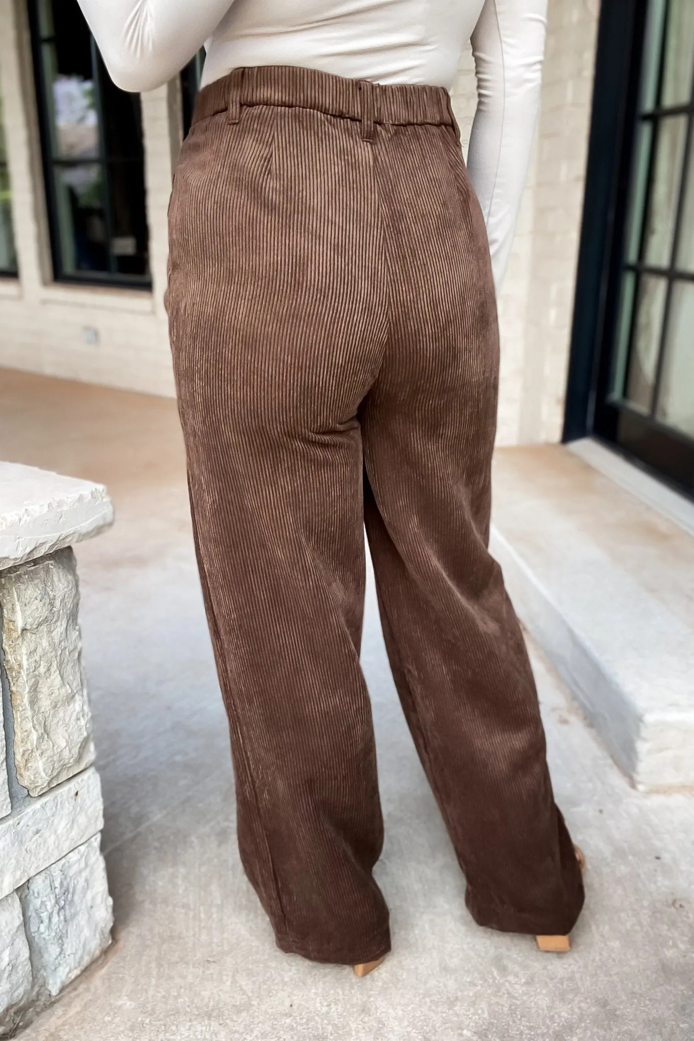 You Say It Best Cocoa Corduroy Pants